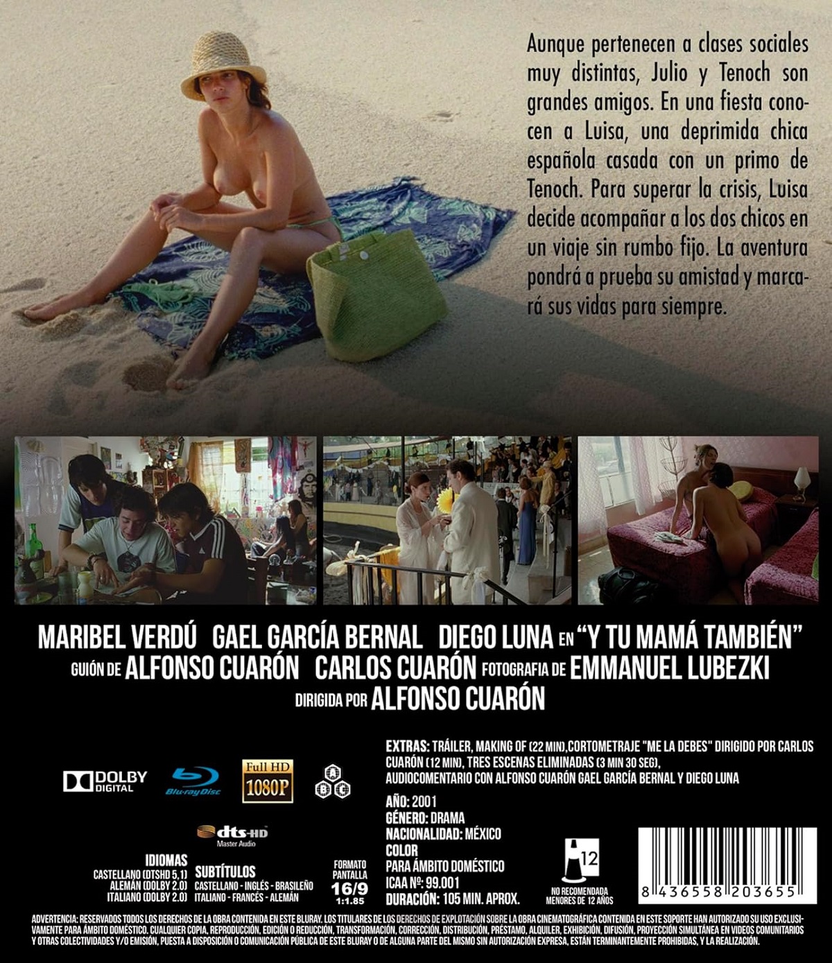 Din Morsa Också! - Y Tu Mamá También (ej svensk text) (Blu-ray) - 2