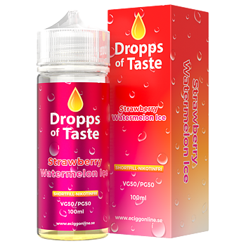 Dropps of Taste 50–100 ML Strawberry Watermelon Ice