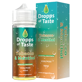 Dropps of Taste 50–100 ML Tobacco & Menthol