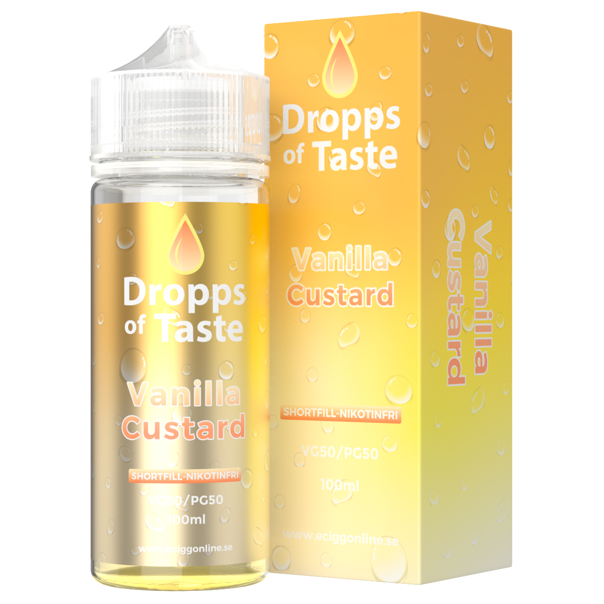 Dropps of Taste 50–100 ML Vanilla Custard