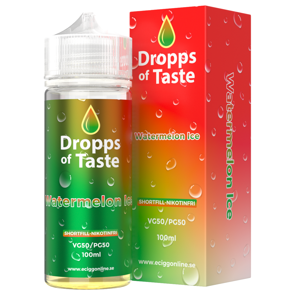 Dropps of Taste 50–100 ML Watermelon Ice