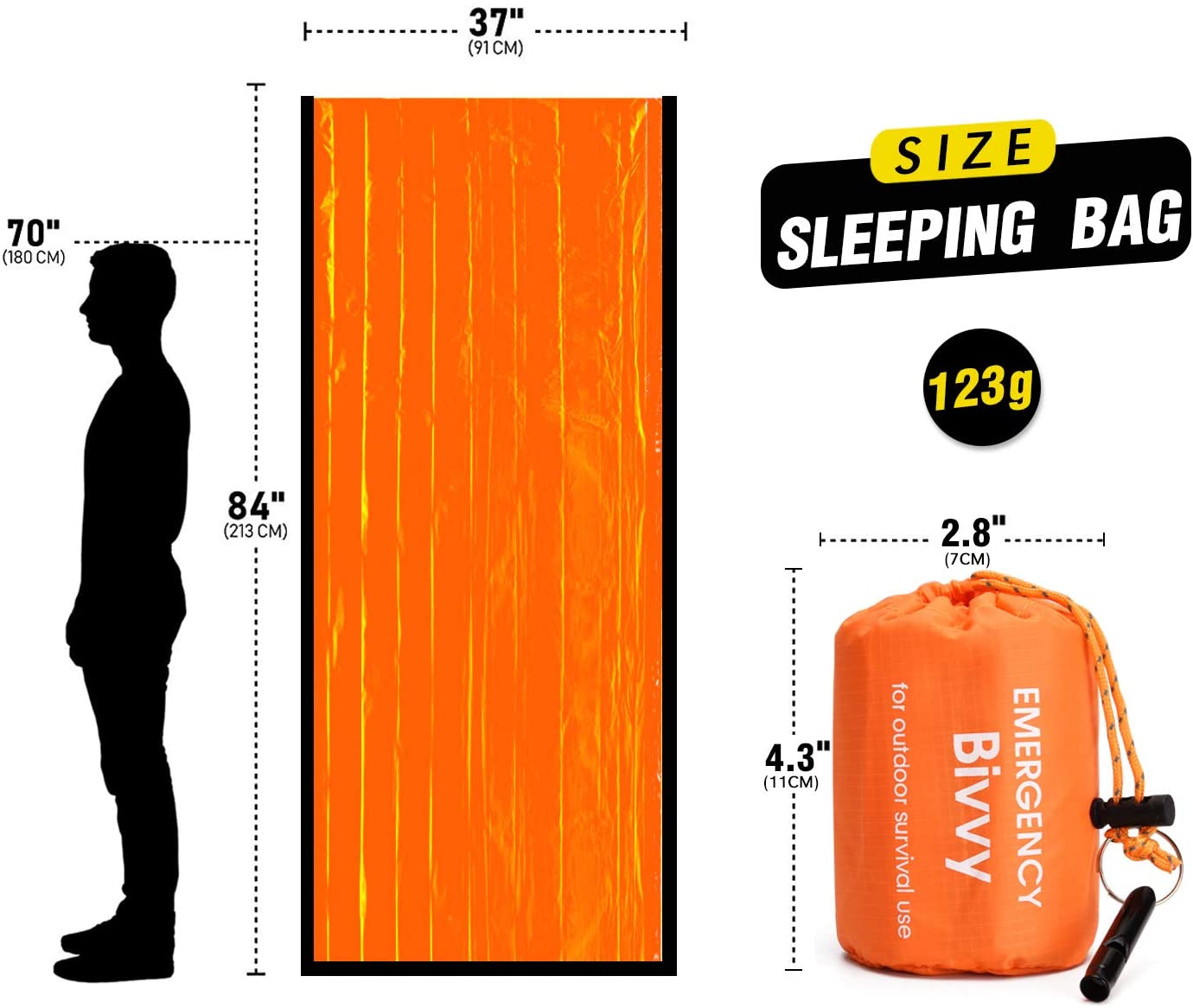 Sovsäck för nödsituationer, Bivvy - 3