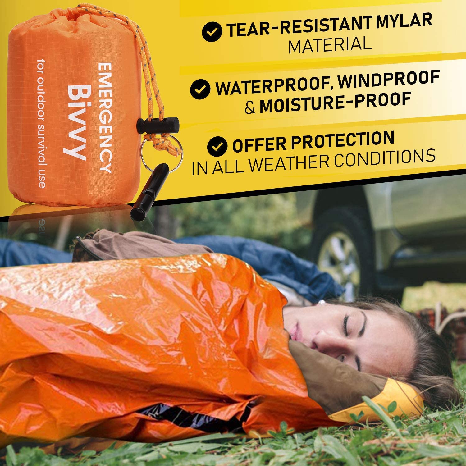 Sovsäck för nödsituationer, Bivvy - 4