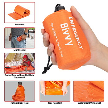 Sovsäck för nödsituationer, Bivvy