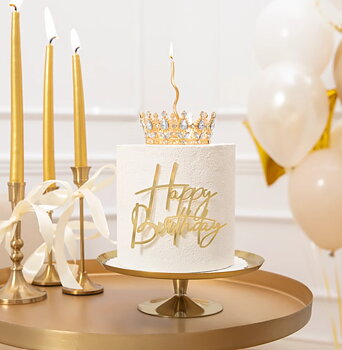 Cake topper - Krona 