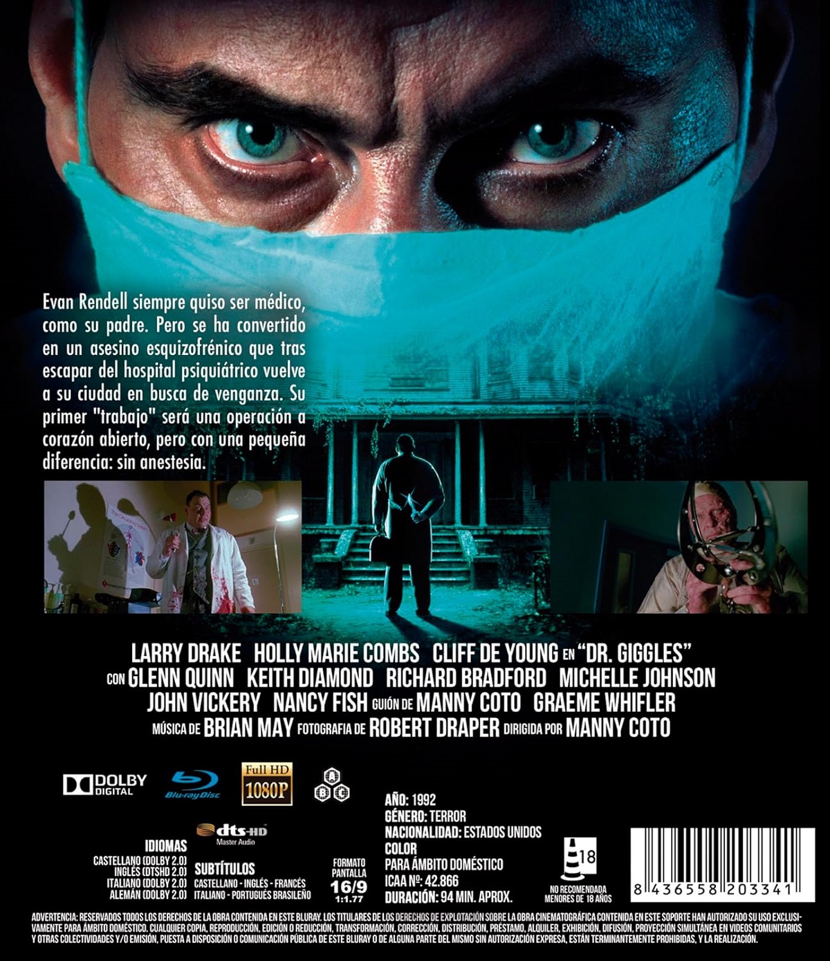 Dr. Giggles (ej svensk text) (Blu-ray) - 2