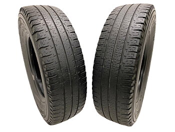 16" BEGAGNADE SOMMARDÄCK C-Däck | 2 st 225/75 R16 CP 116Q Michelin Agilis Camping | V09-17 | 4.5|4.5 mm