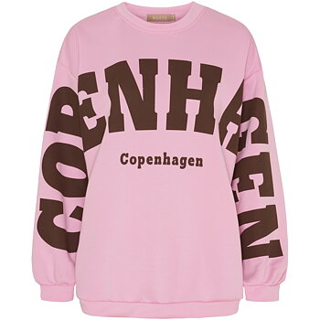 Collegetröja Copenhagen - Rosa - Marta du Chateau