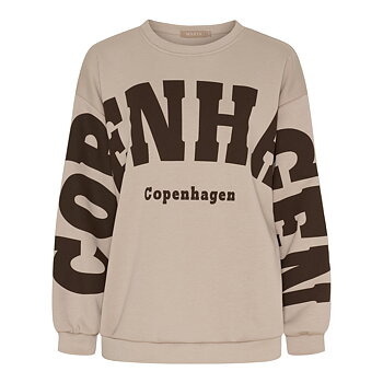 Collegetröja Copenhagen - Beige - Marta du Chateau
