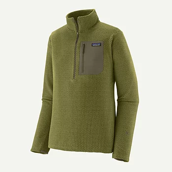 Patagonia R1 Air Zip Neck - Caper Green