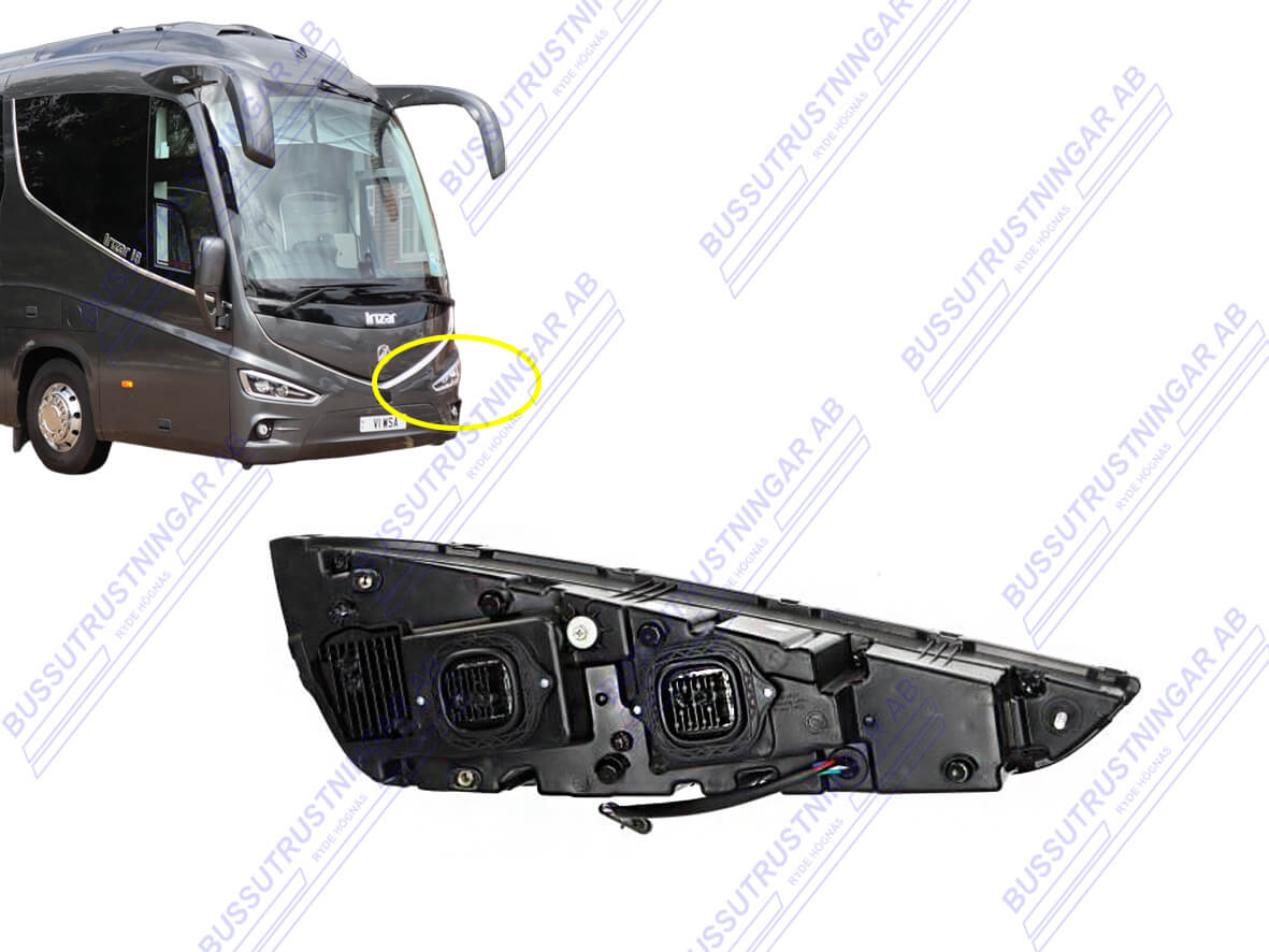 Huvudstrålkastare Irizar i6 i8 Vä LED - 3