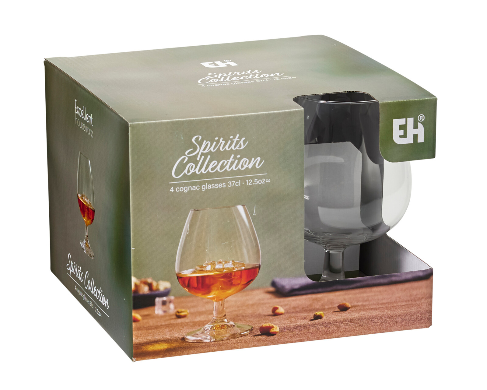 Cognacglas Spirits Collection 37 cl – 4-pack
