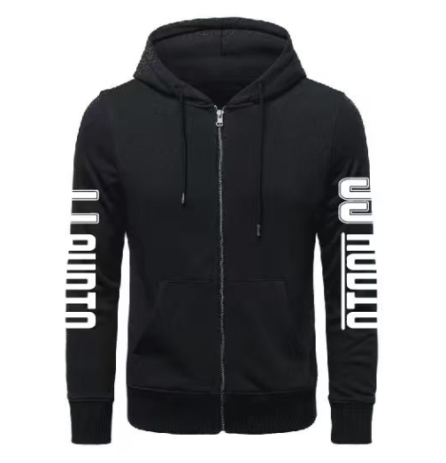 JJ Audio Svart Zip Hoodie 4XL