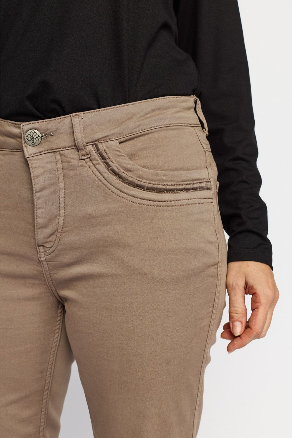 Berit Pant - Driftwood - 2-Biz - 4