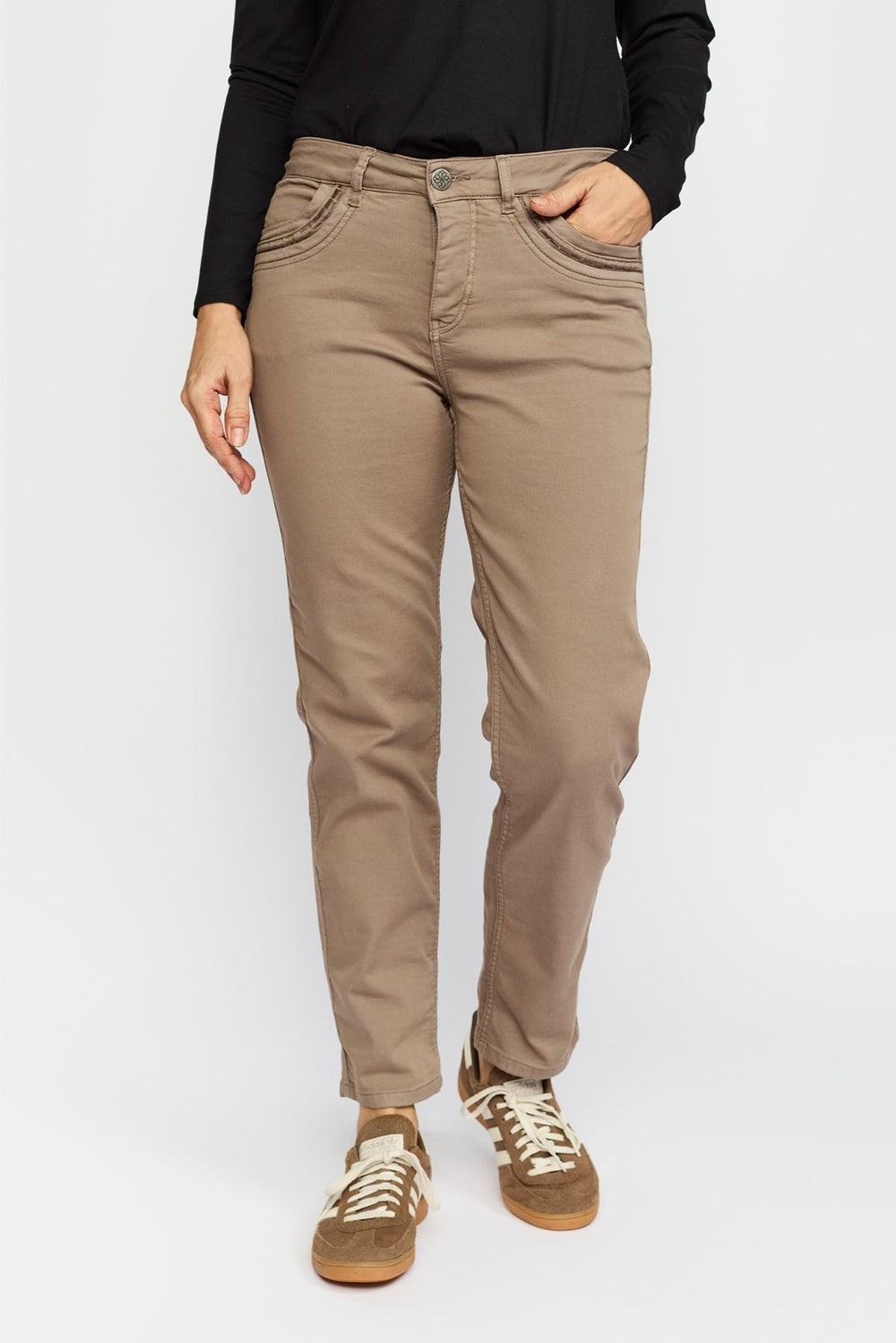 Berit Pant - Driftwood - 2-Biz
