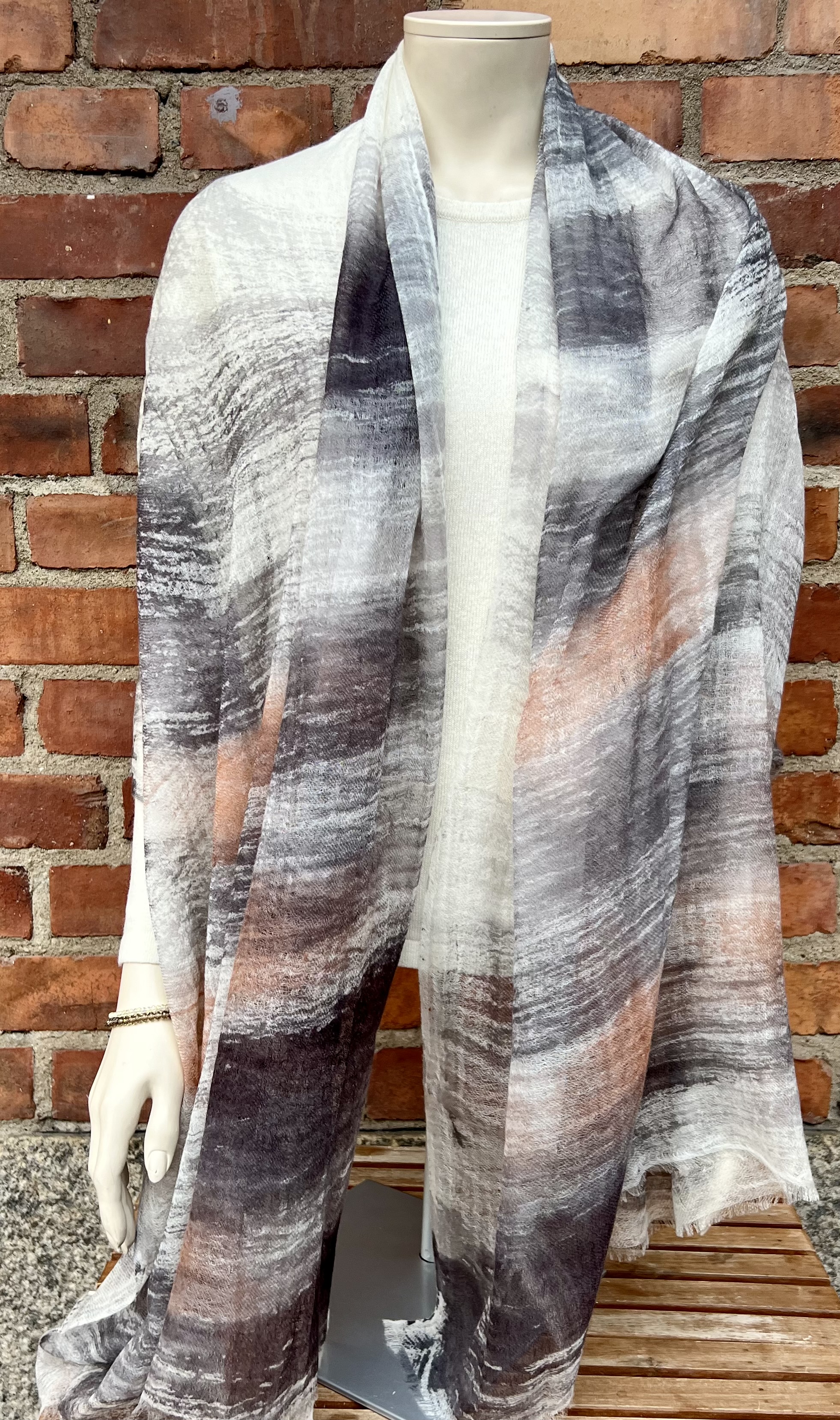 Gran Sasso - Babycashmere sjal  - 3