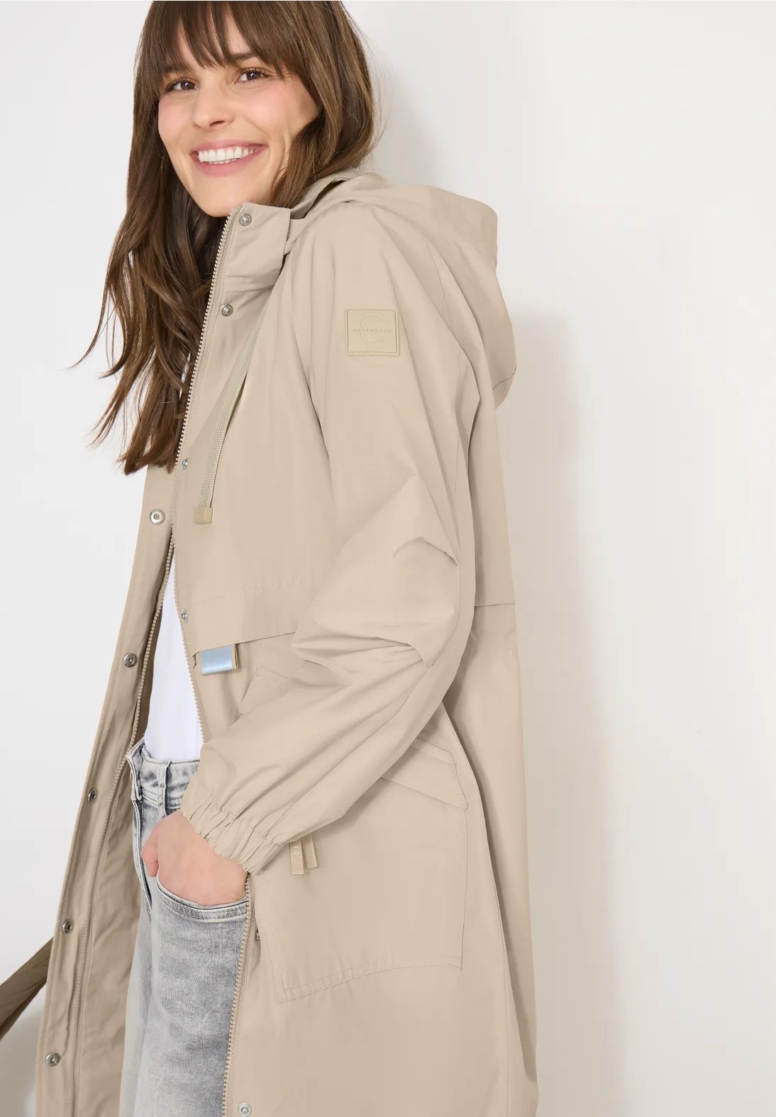 Long Cotton Coat - Cecil - 3