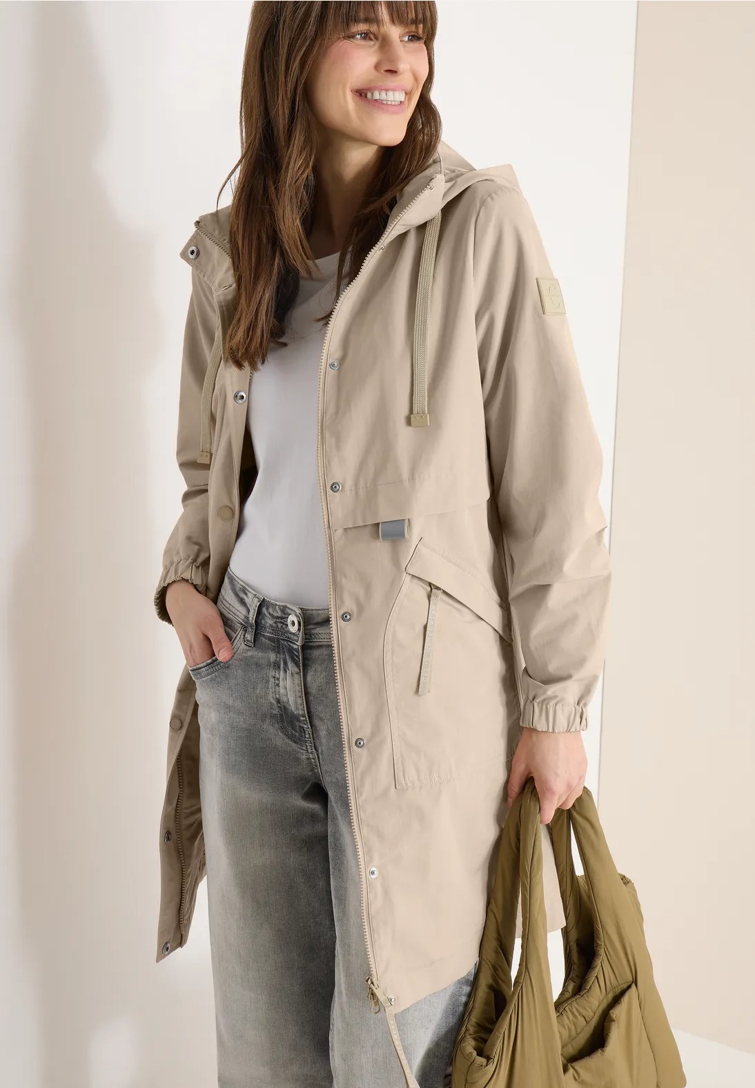 Long Cotton Coat - Cecil