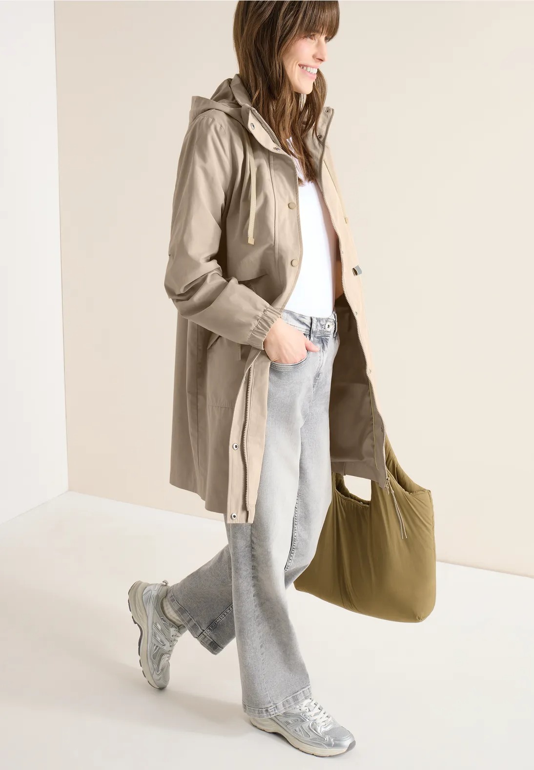 Long Cotton Coat - Cecil