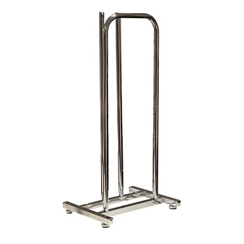 Stativ til bøjler, 82 cm højt, Krom