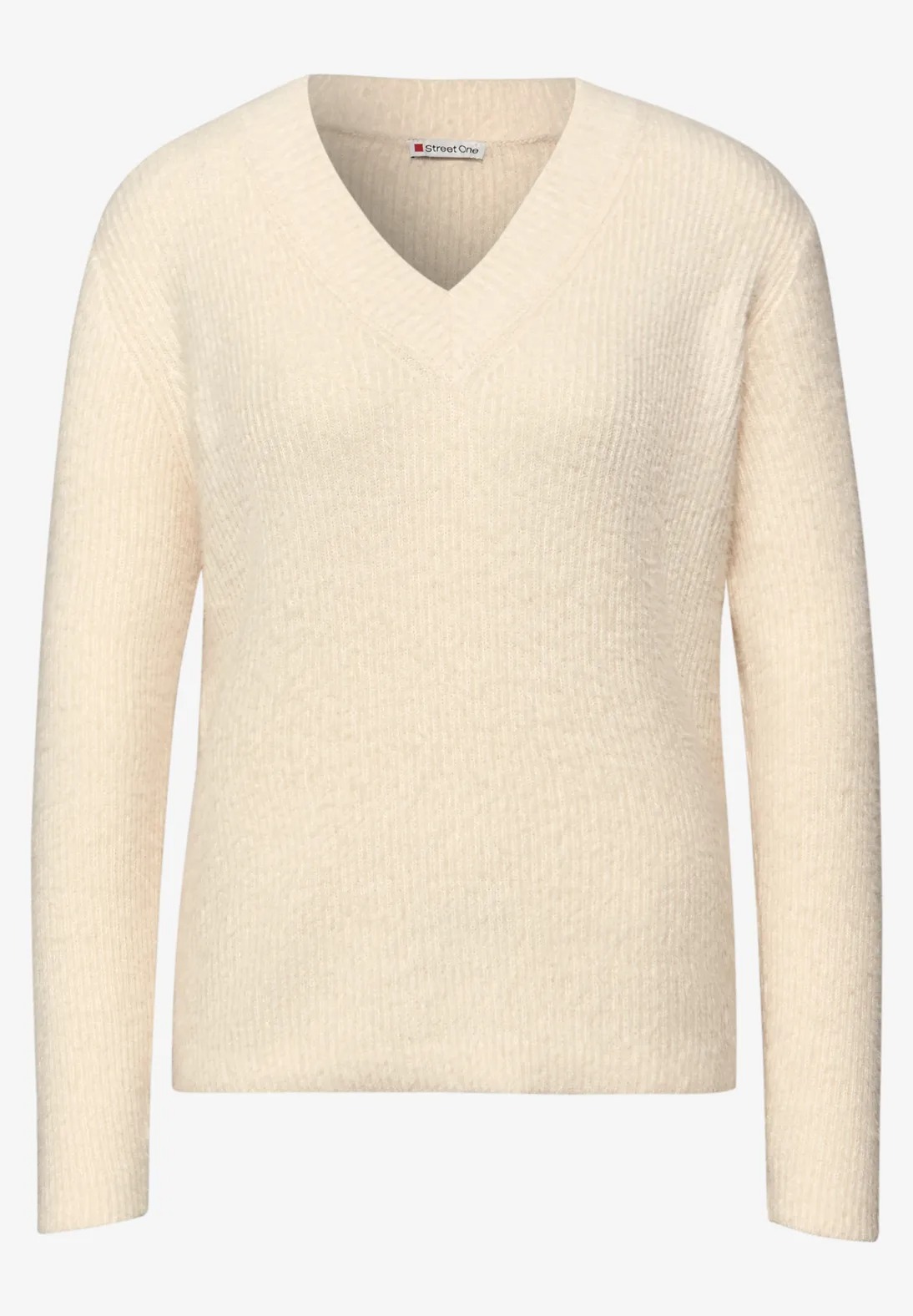 LTD QR Fluffy V-neck Sweater - Street One - 5