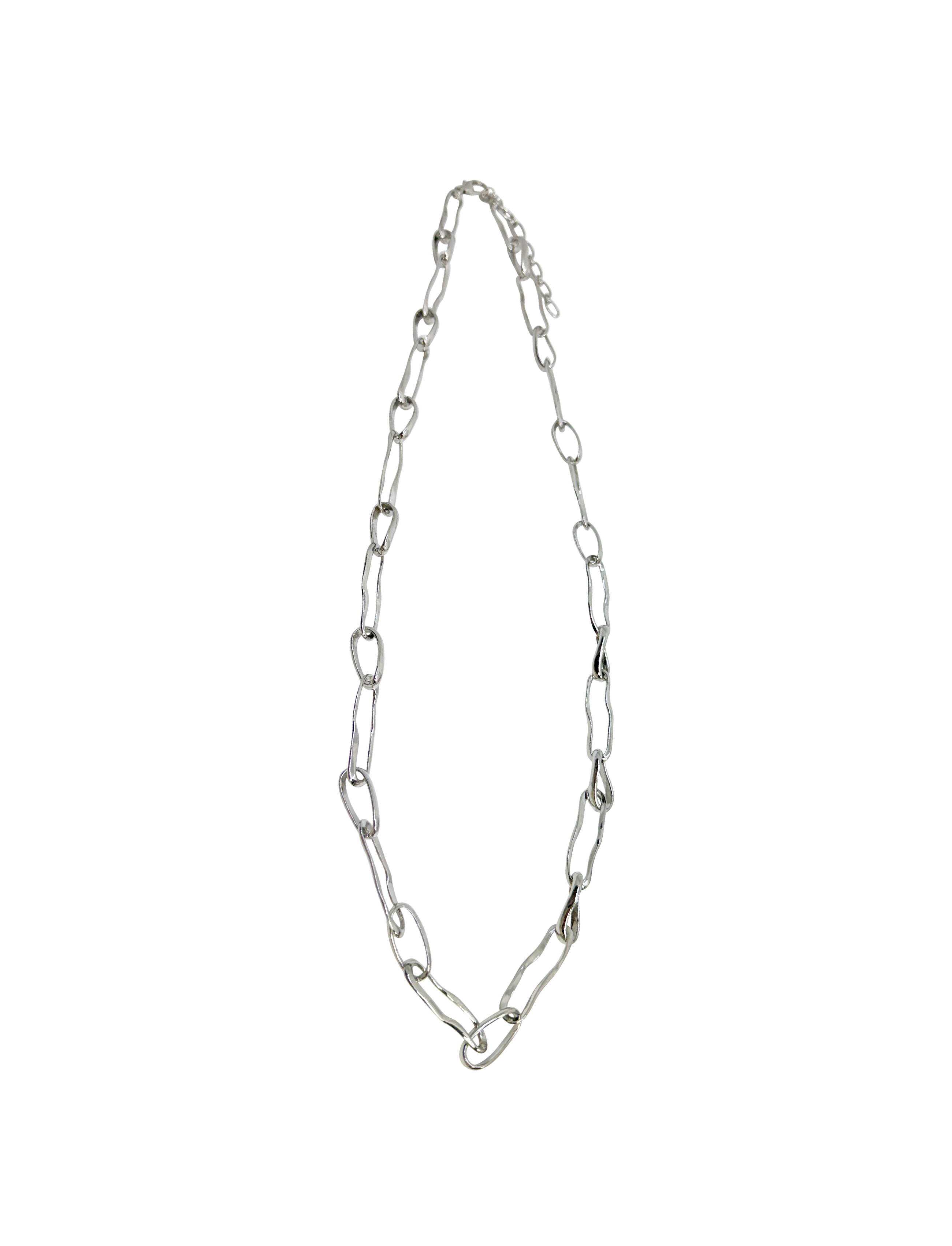 SURI CHAIN NECKLACE LONG SILVER