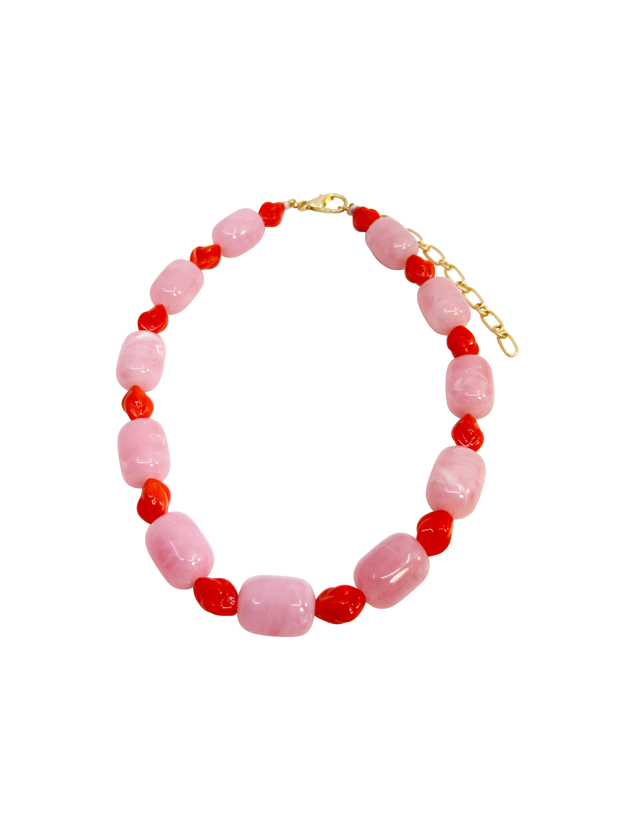 FLOR NECKLACE MULTIPINK