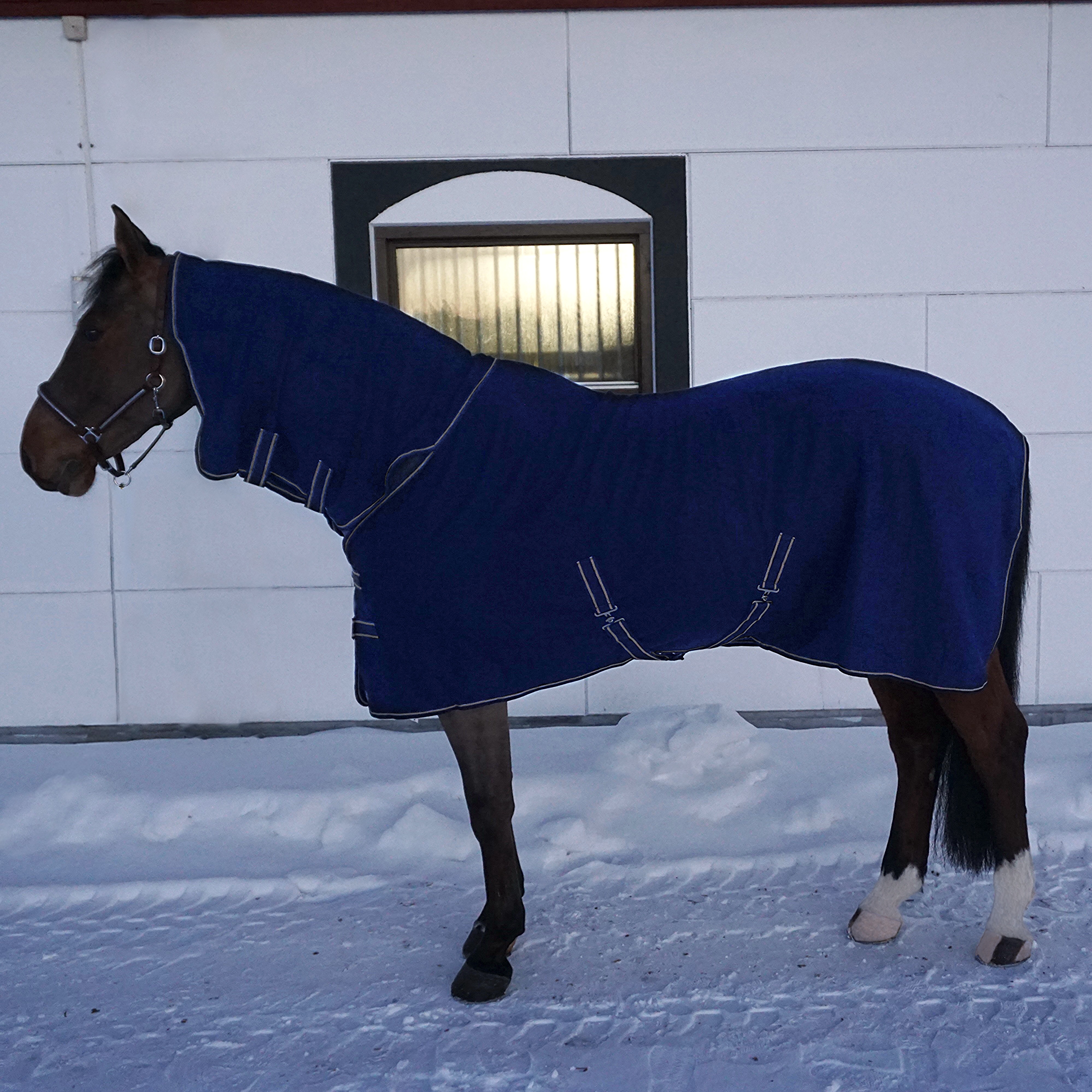 SWEDISH COLLECTION FLEECE BLANKET WITH INTEGRATED NECK - 4