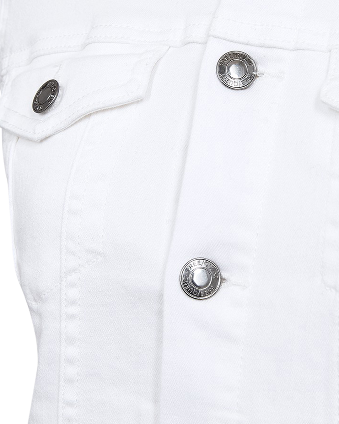 Jeansjacka Rock vit - 3