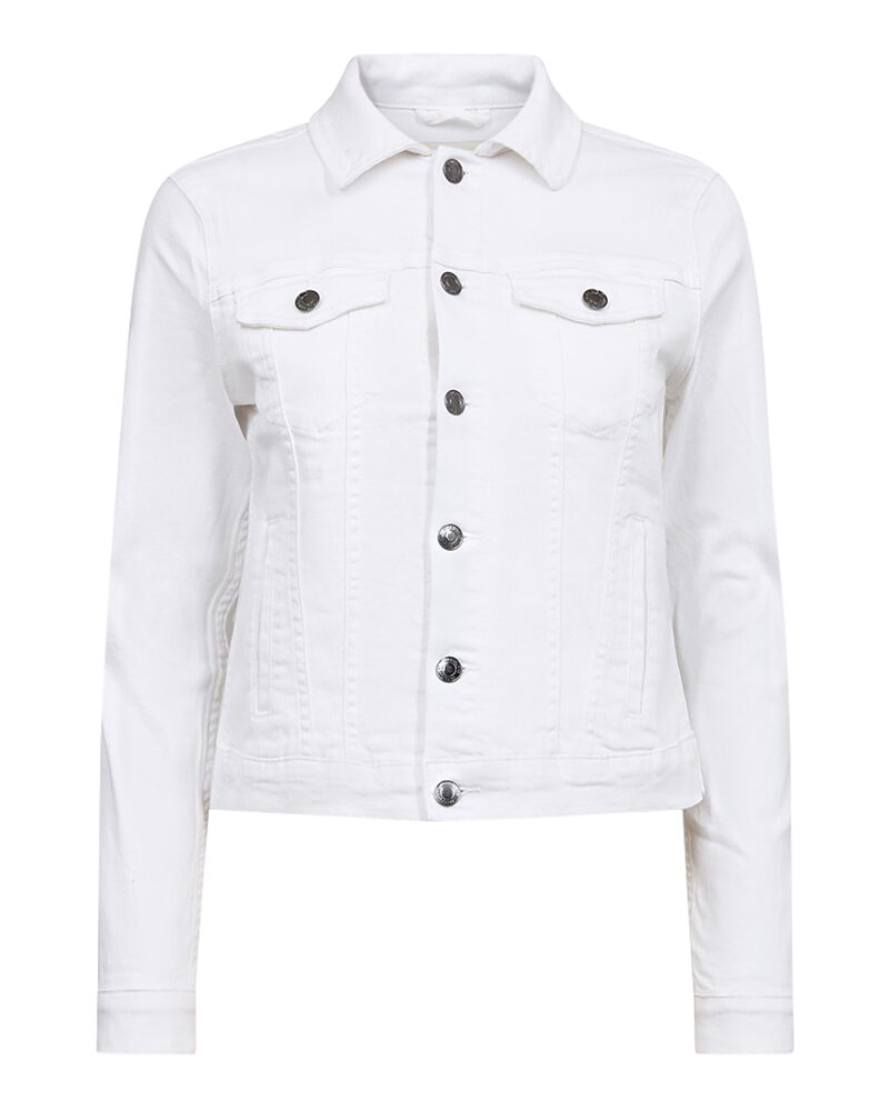 Jeansjacka Rock vit