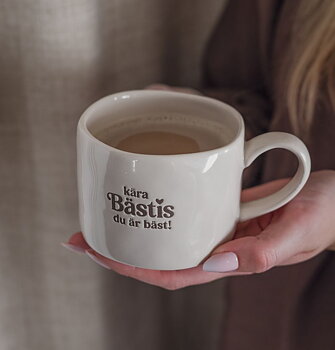 Mugg - Kära bästis du är bäst! - Majas Cottage
