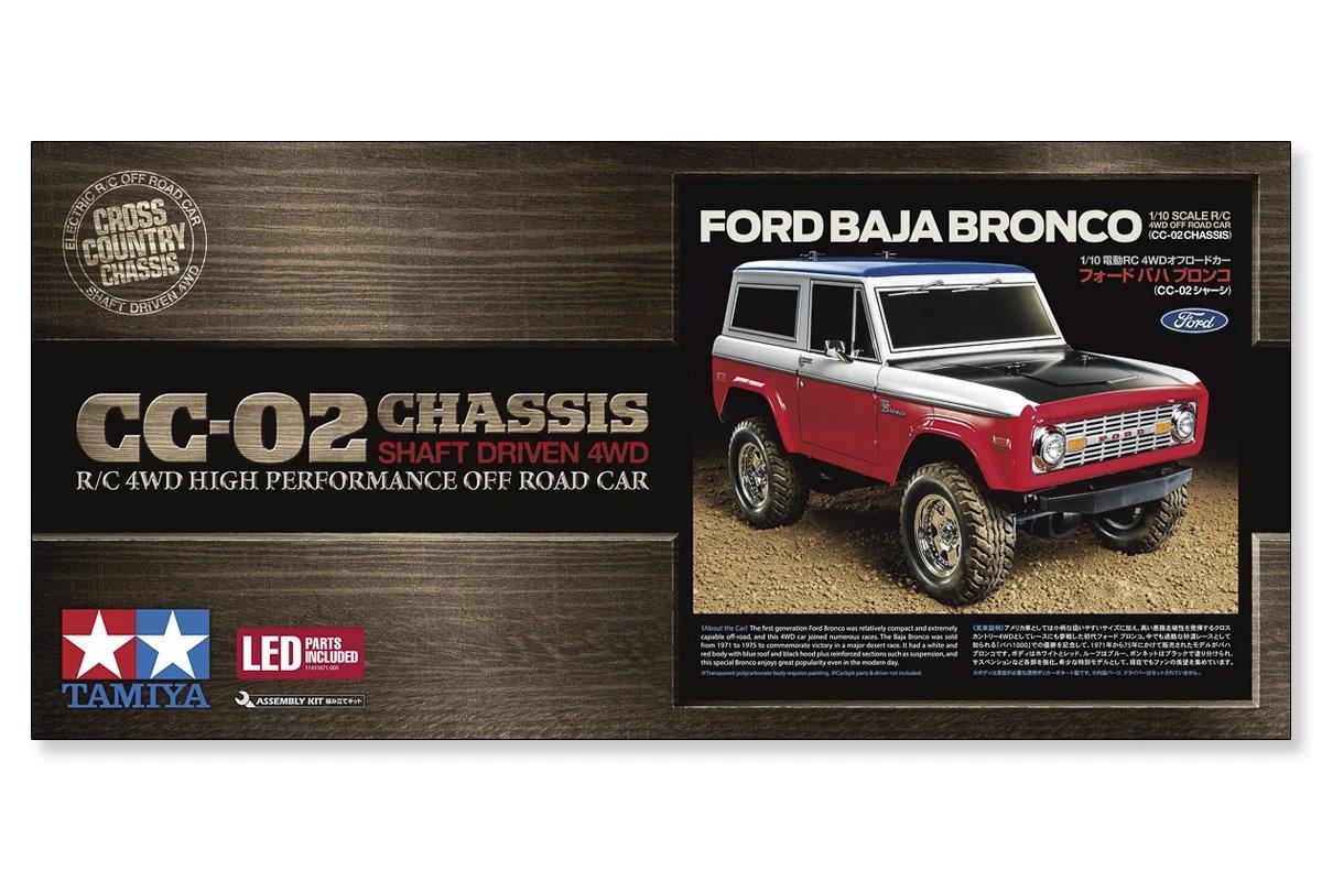 TAMIYA 1/10 R/C Ford Baja Bronco (CC-02) - 2