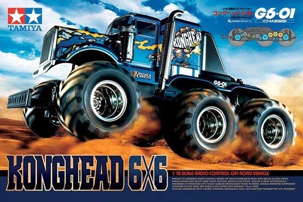 TAMIYA 1/18 R/C Konghead 6x6 (G6-01) - 2