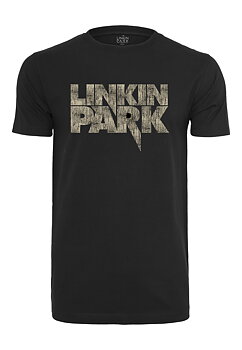 Linkin Park Distressed Logo Black T-Shirt