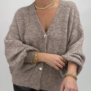 Signe kofta taupe one size