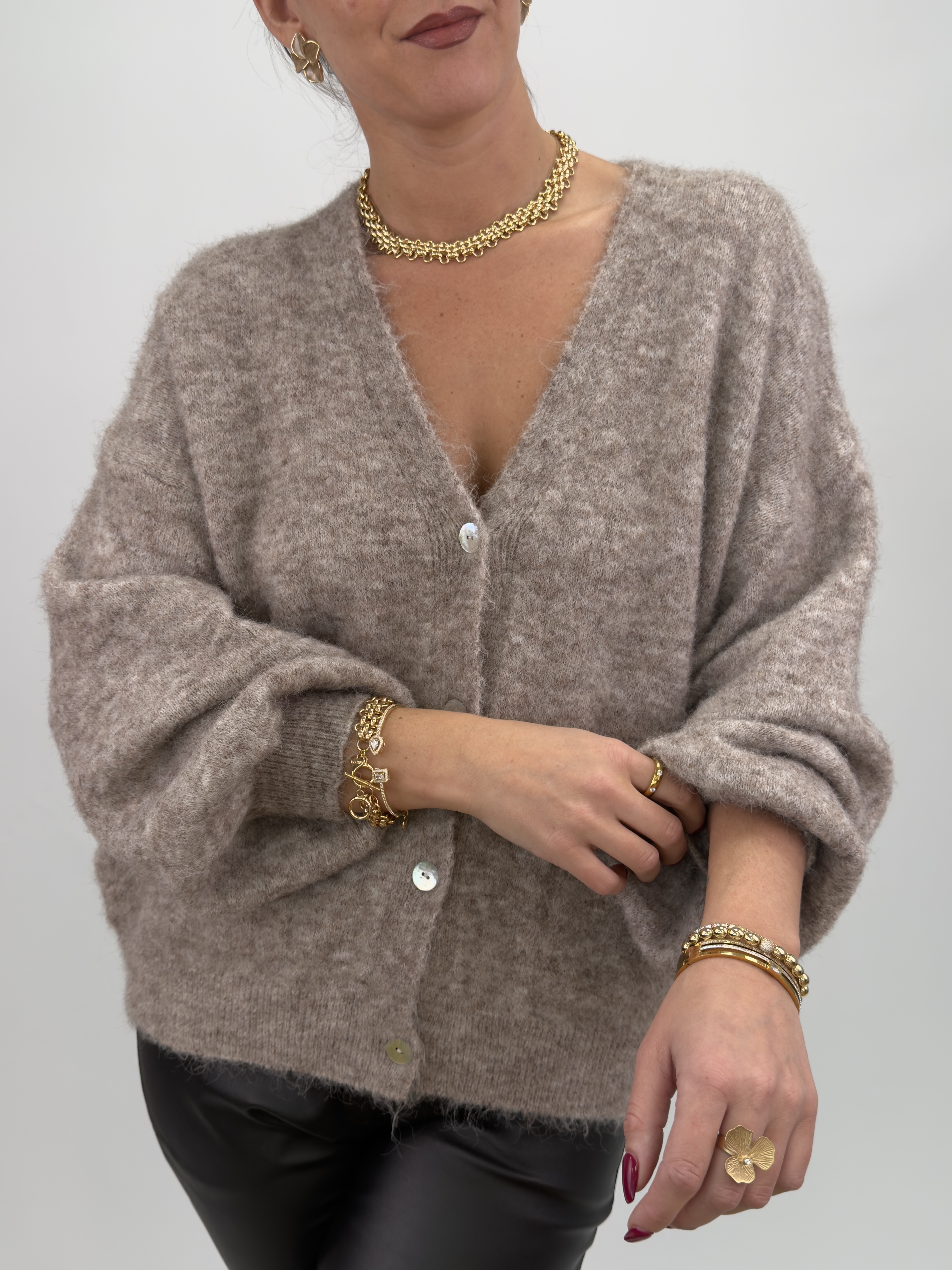 Signe kofta taupe one size - 3