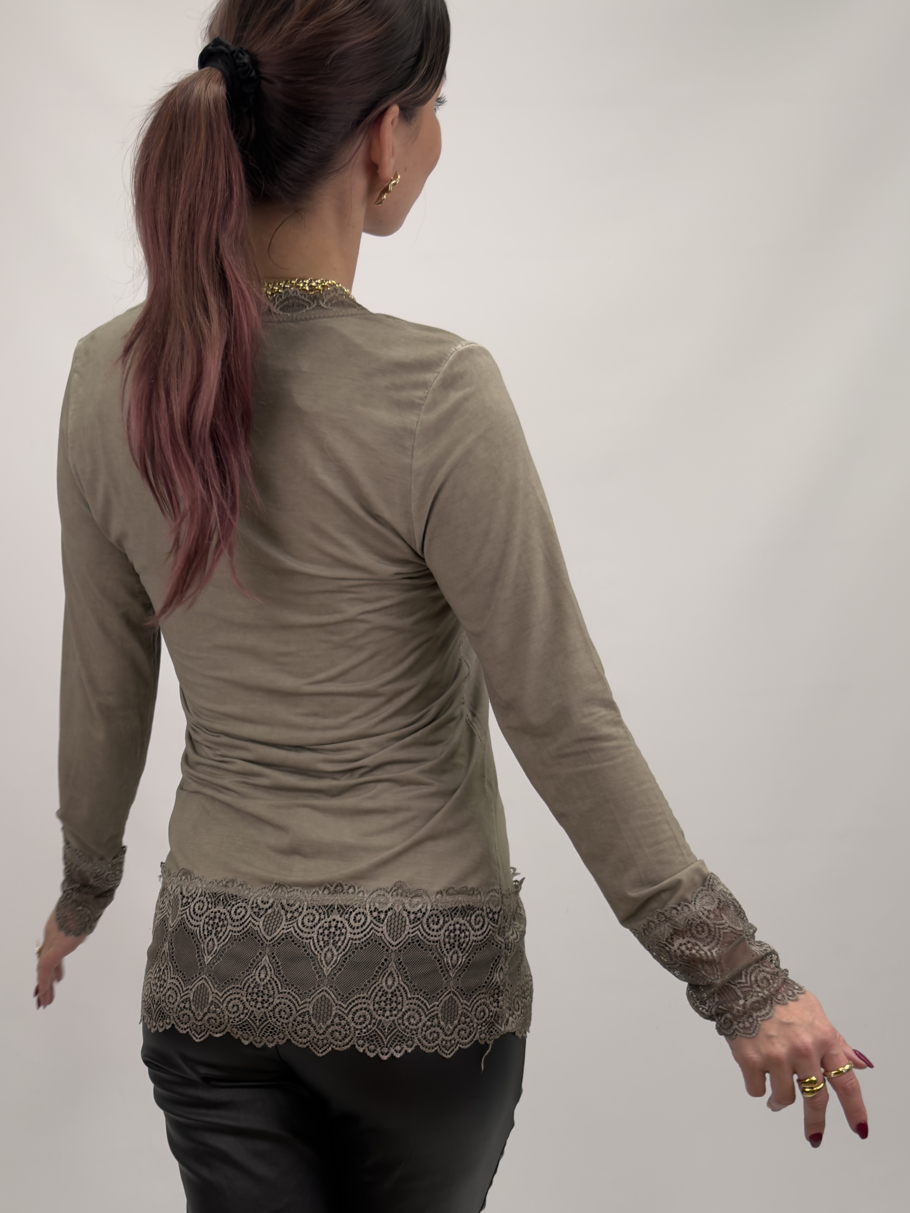 Lilian topp taupe one size - 2