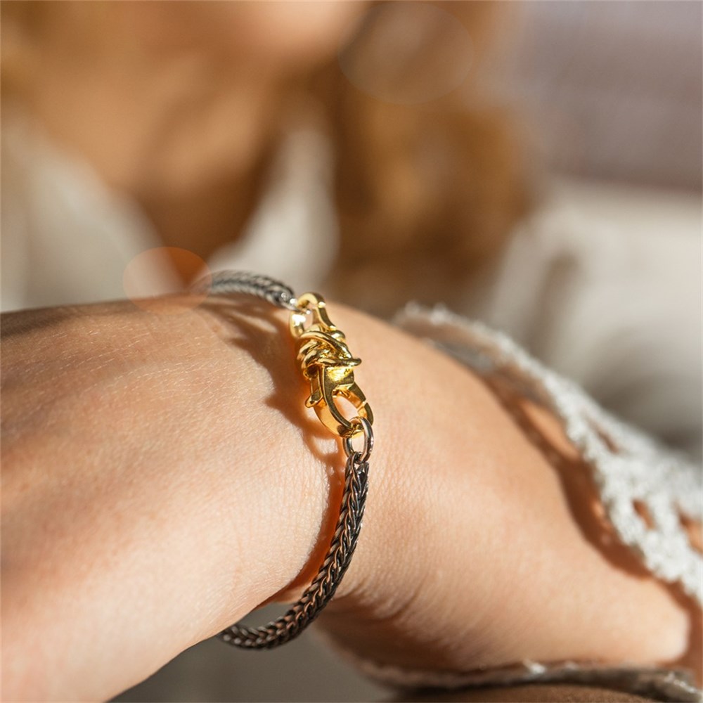 Trollbeads Lucky Knot lås 18K Plätering  - 2