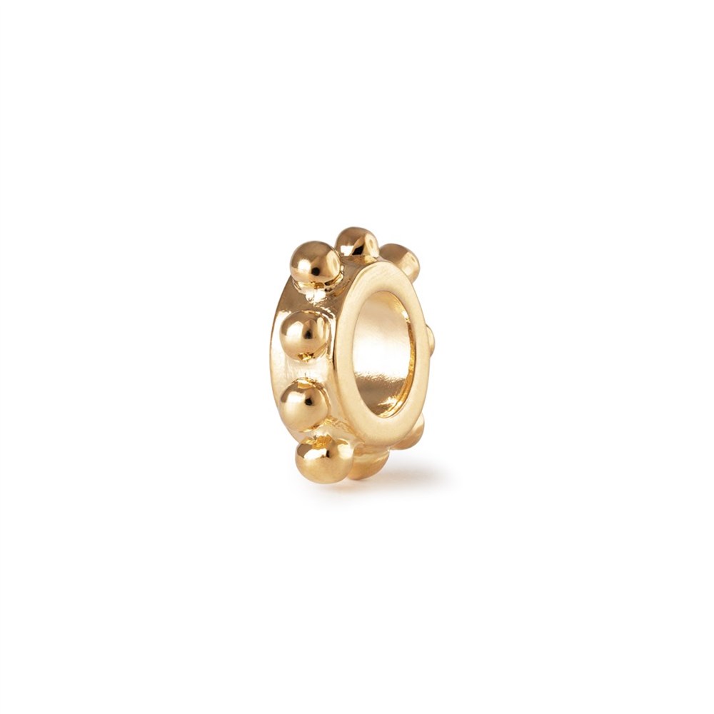 Trollbeads Sunlit Circle kula 18K Plätering