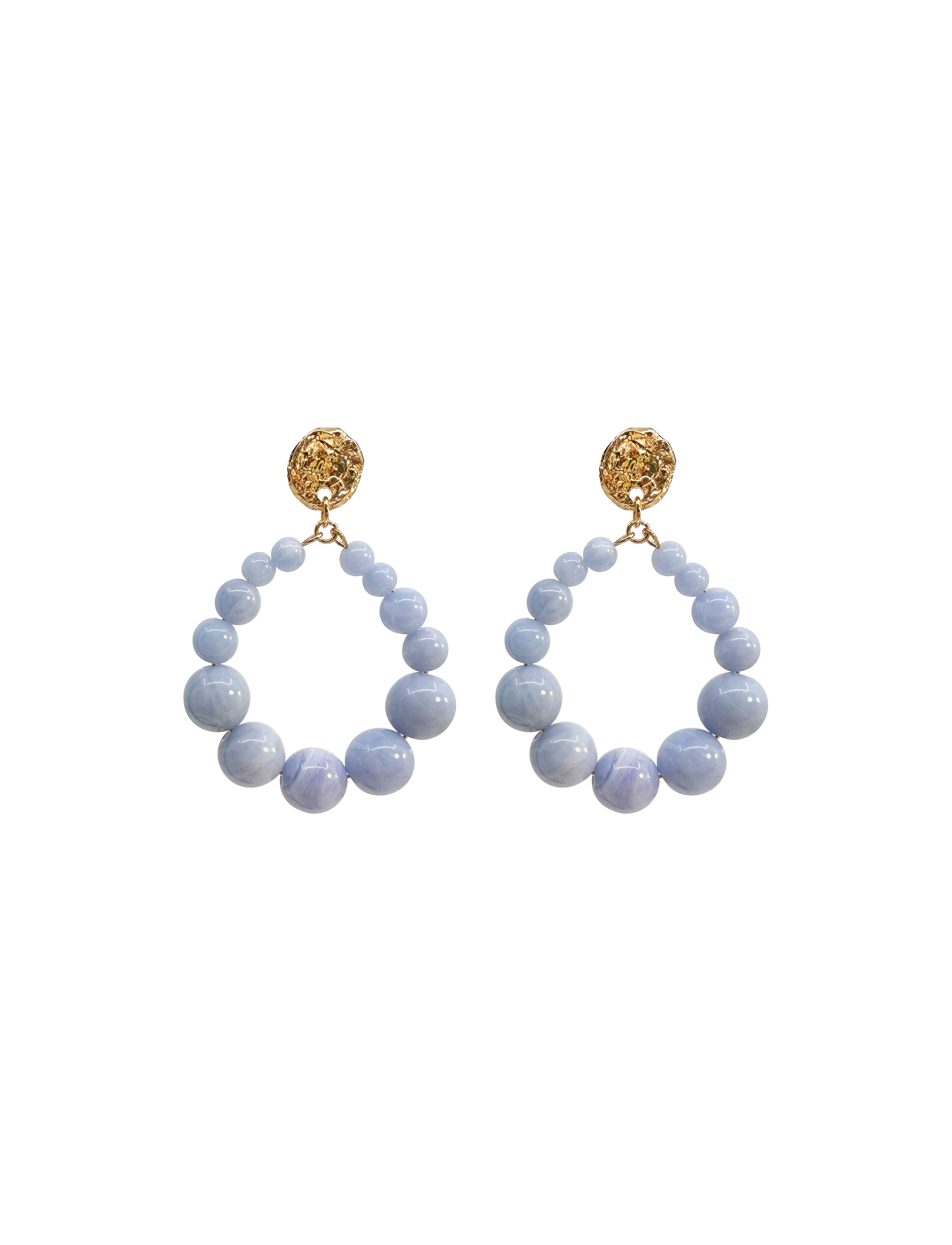 LOLA DANGLE EAR LIGHT BLUE