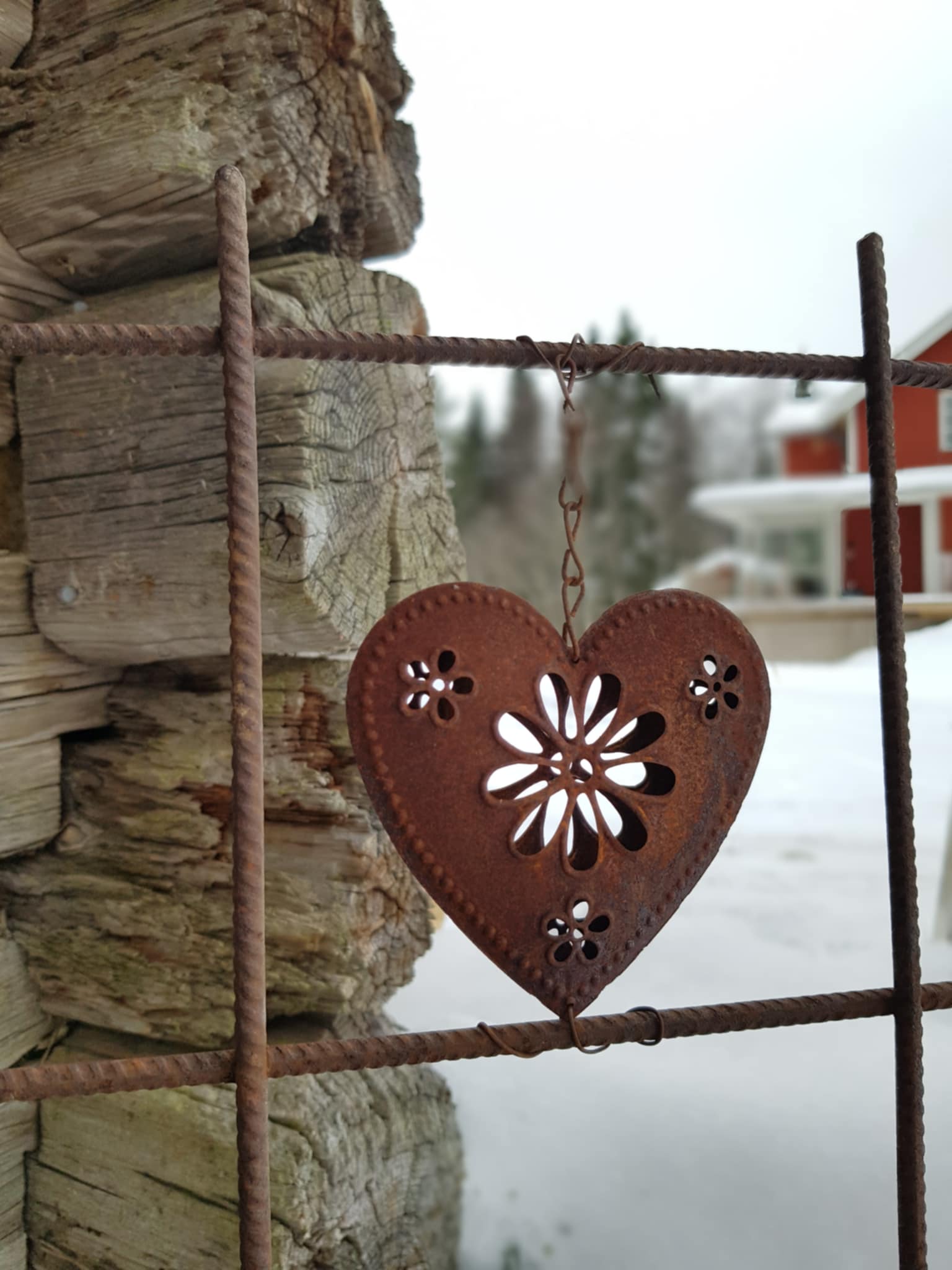 Hjärta dubbelsidigt med kedja - 3