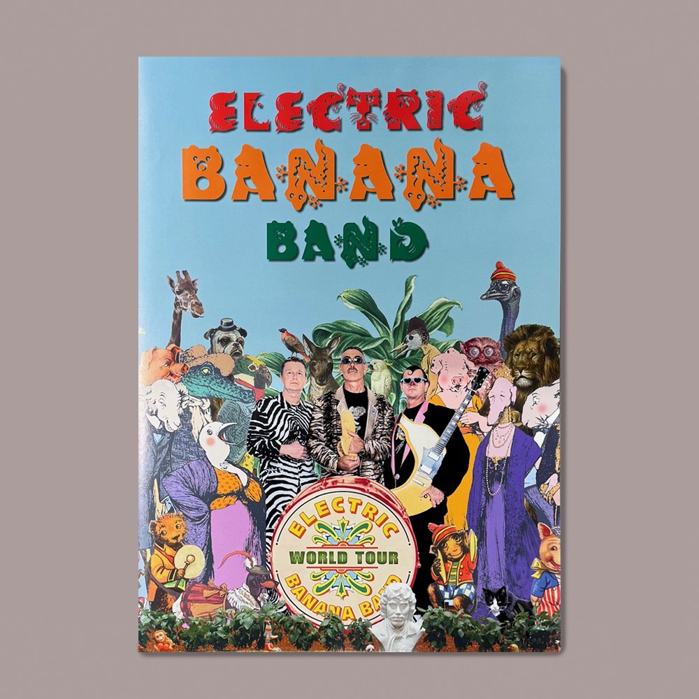 Electric Banana Band, affisch 50x70 cm