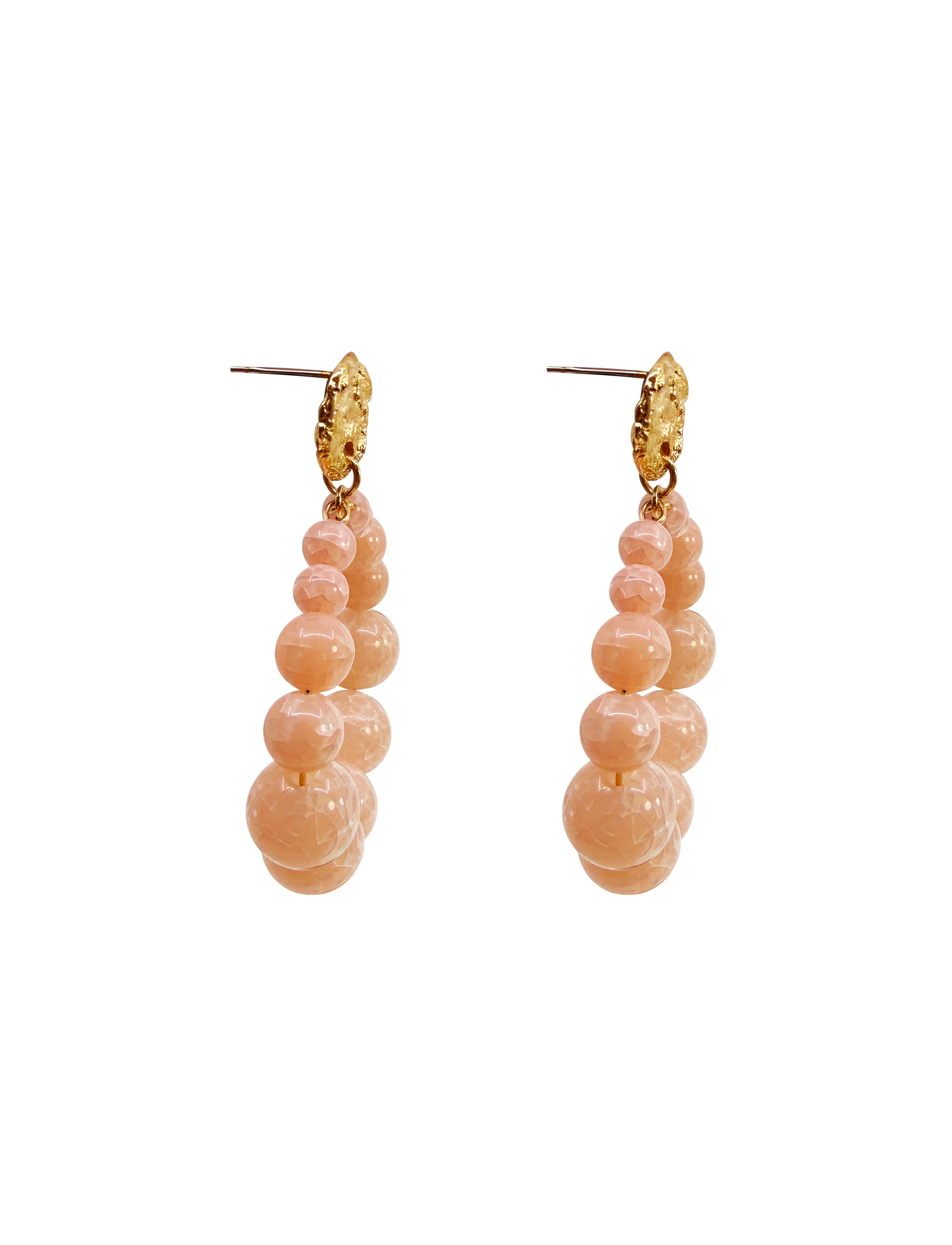 LOLA DANGLE EAR PALE PINK
