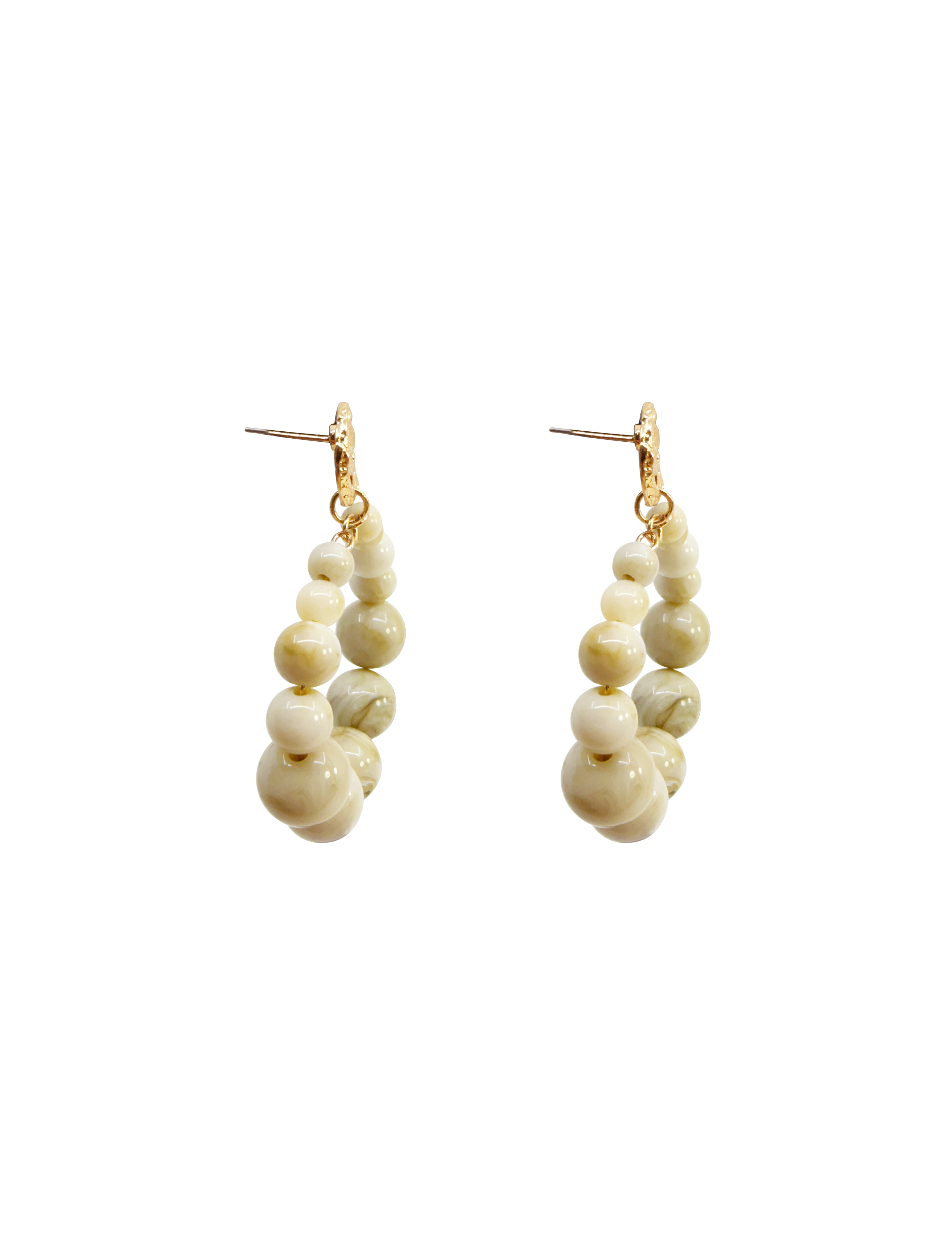 LOLA DANGLE EAR BEIGE