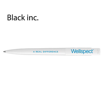 Wellspect, Recycled Pen ,25pcs/pack, Black inc.