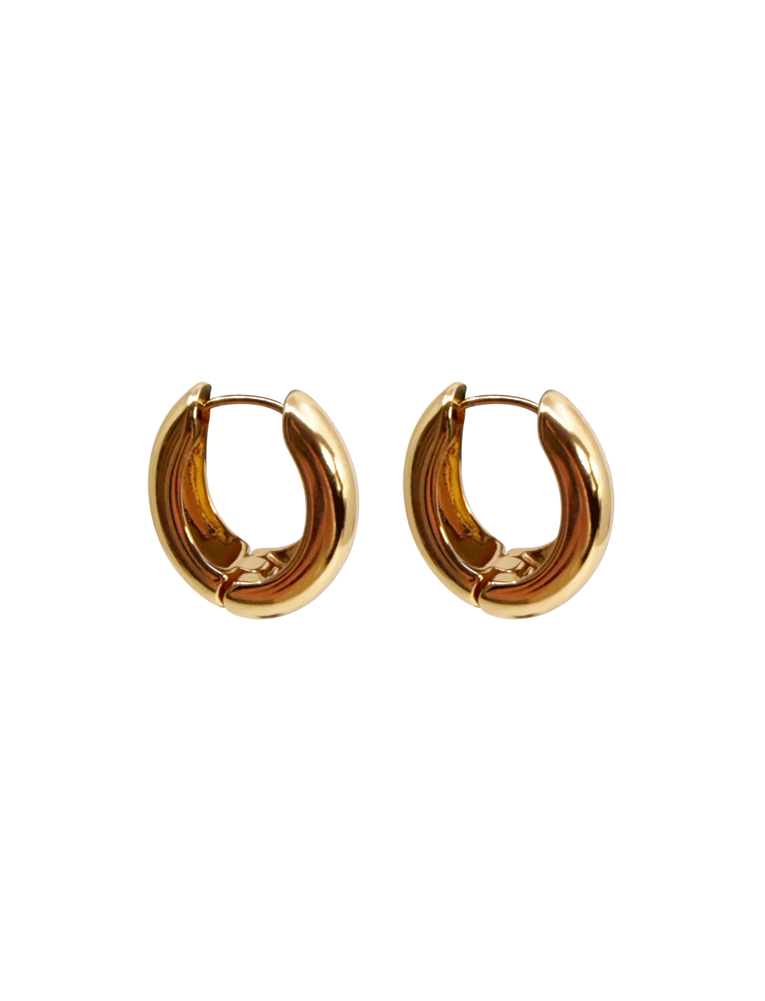DAISY HOOP EAR GOLD