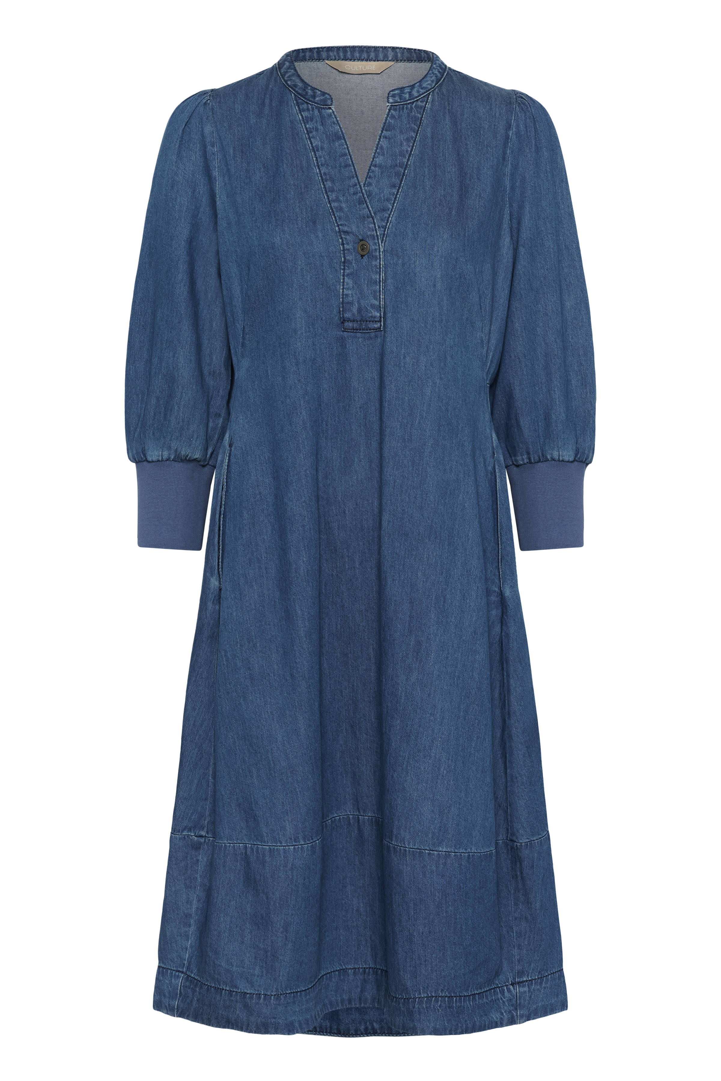 CUallura Arpa 3/4 sleeve  Dress Dark Blue Wash  Jeansklänning - 5