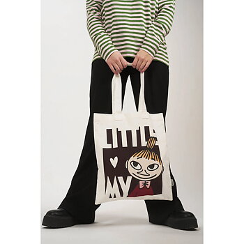 Mumin tygkasse - Leende Lilla My