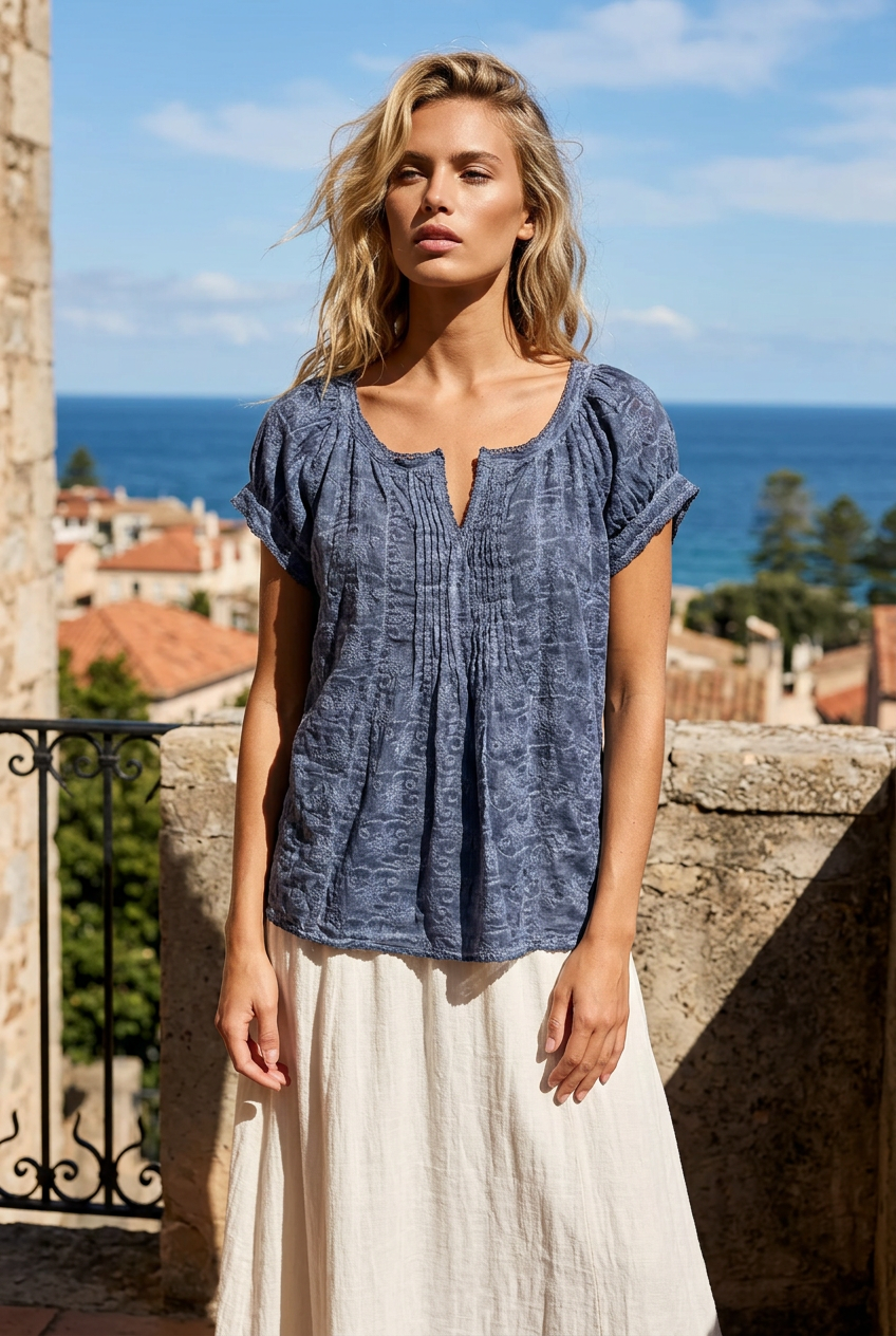 Dior Blouse - Blue - Gossip