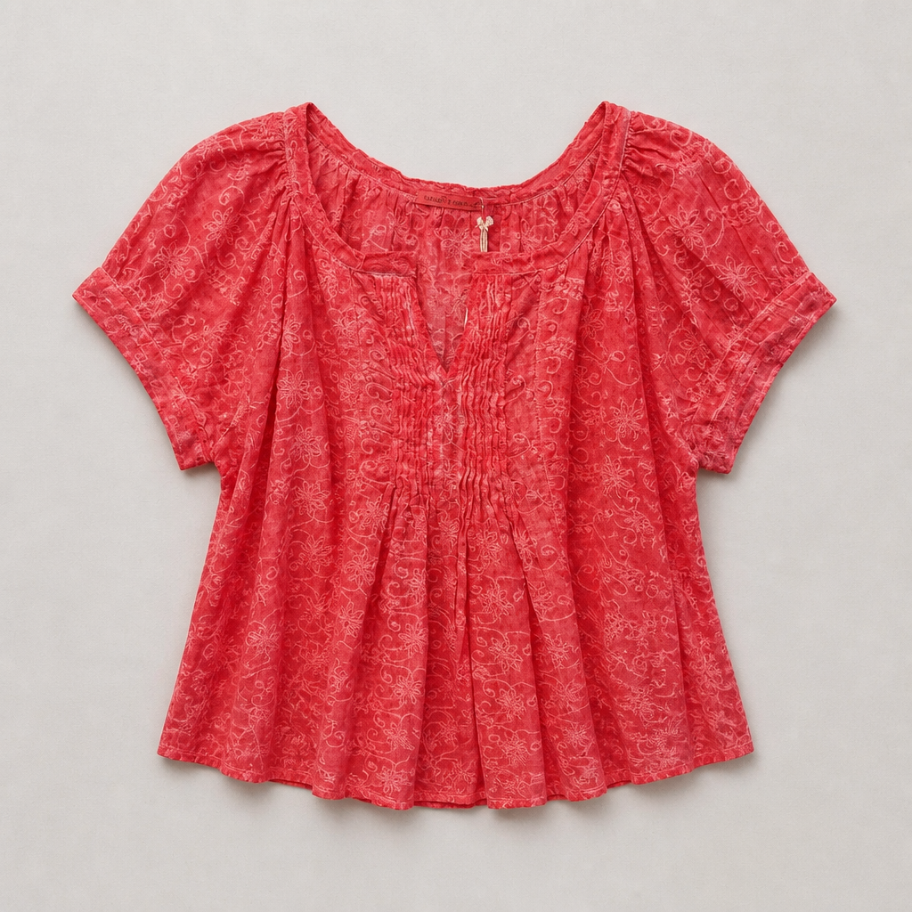 Dior Blouse - Hot Red - Gossip